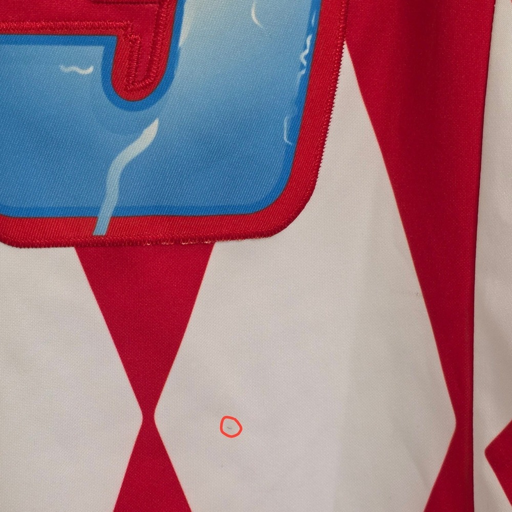 Headgear Classics Red Power Rangers Basketball Jersey Men Medium Read - Picture 6 of 6